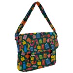 Presents Gifts Background Colorful Buckle Messenger Bag