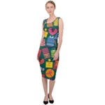Presents Gifts Background Colorful Sleeveless Pencil Dress