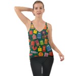 Presents Gifts Background Colorful Chiffon Cami