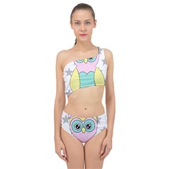 Sowa Child Owls Animals Spliced Up Two Piece Swimsuit by Sapixe