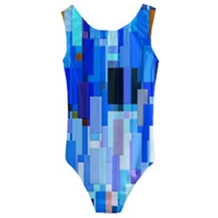 Color Colors Abstract Colorful Kids  Cut-out Back One Piece Swimsuit by Sapixe