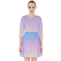 Sunrise Sunset Colours Background Smock Dress by HermanTelo