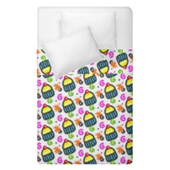 Sweet Dessert Food Cake Pattern Duvet Cover Double Side (single Size) by HermanTelo