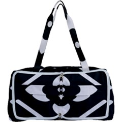 Pattern Flower Black Multi Function Bag by Bajindul