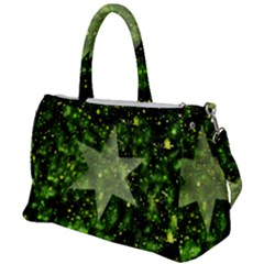 Star Blue Star Space Universe Duffel Travel Bag by Bajindul