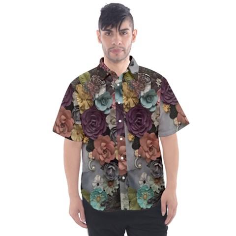 Asian Beauty Men s Short Sleeve Shirt by CKArtCreations