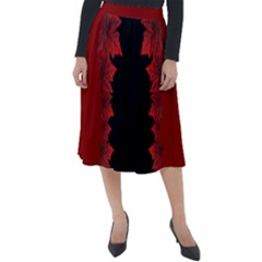  Canada Maple Leaves Skirts Classic Velour Midi Skirt  by CanadaSouvenirs