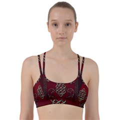 Wonderful Decorative Celtic Knot Line Them Up Sports Bra by FantasyWorld7