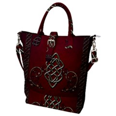 Wonderful Decorative Celtic Knot Buckle Top Tote Bag by FantasyWorld7