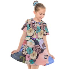 Dream  Kids  Short Sleeve Shirt Dress by CKArtCreations