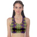 Divine Flowers Striving To Reach Universe Sports Bra View1