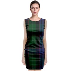 Abercrombie Tartan Sleeveless Velvet Midi Dress