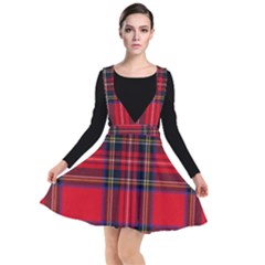 Royal Stewart Tartan Plunge Pinafore Dress by impacteesstreetwearfour