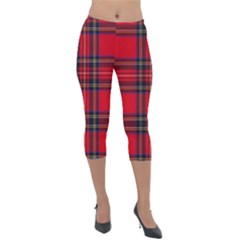 Royal Stewart Tartan Lightweight Velour Capri Leggings  by impacteesstreetwearfour