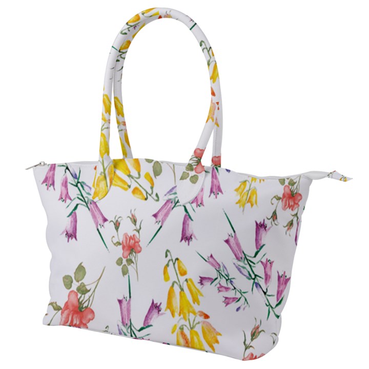 Wild Flower Canvas Shoulder Bag