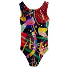 Kandinsky Composition X Kids  Cut-out Back One Piece Swimsuit by impacteesstreetwearthree