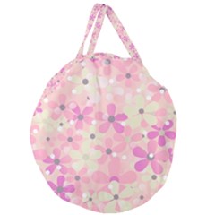 Background Floral Non Seamless Giant Round Zipper Tote by Pakrebo