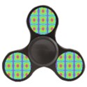 Groovy Yellow Pink Purple Square Pattern Finger Spinner View2