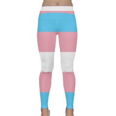 Transgender Pride Flag Classic Yoga Leggings by lgbtnation