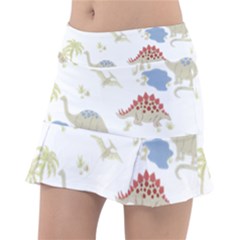 Dinosaur Animal Art Pattern Tennis Skirt by BangZart