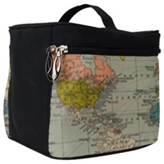 World Map Vintage Make Up Travel Bag (big) by BangZart