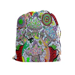 Supersonic Volcanic Mushroom Power Drawstring Pouch (xl)