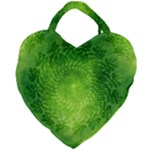 Pagan Mandala Seamless Tileable Giant Heart Shaped Tote