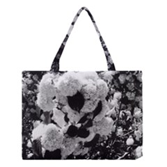 Black And White Snowballs Medium Tote Bag