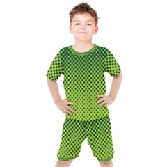 Nothing But Bogus - Lime Green Kids  Tee And Shorts Set by WensdaiAmbrose