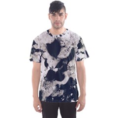 High Contrast Black And White Snowballs Men s Sports Mesh Tee