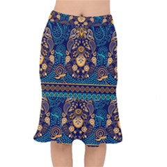 African Pattern Short Mermaid Skirt by Sobalvarro