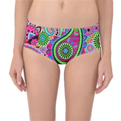 Paisley 6 Mid-waist Bikini Bottoms by impacteesstreetwearfive