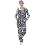 Lace Seamless Pattern With Flowers Women s Tracksuit