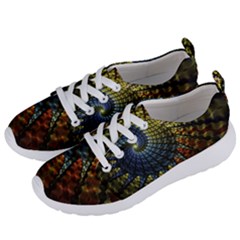 Fractal Spiral Colorful Geometry Women s Lightweight Sports Shoes by Pakrebo