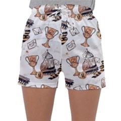Hufflepuff Pattern Sleepwear Shorts by Sobalvarro