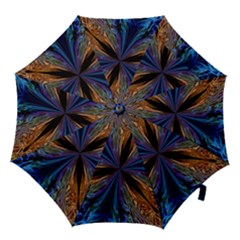 Abstract Background Kaleidoscope Hook Handle Umbrellas (medium) by Pakrebo