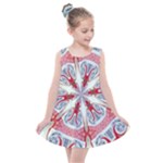 Kaleidoscope Background Bottles Kids  Summer Dress