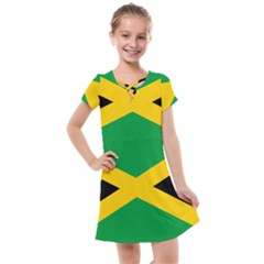 Jamaica Flag Kids  Cross Web Dress by FlagGallery
