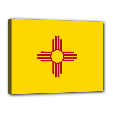 New Mexico Flag Canvas 16  X 12  (stretched) by FlagGallery