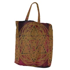 Celtic Spiritual Pattern Art Giant Grocery Tote by Pakrebo