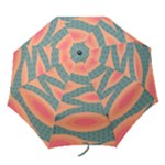 Background Non Seamless Pattern Folding Umbrellas