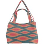 Background Non Seamless Pattern Double Compartment Shoulder Bag
