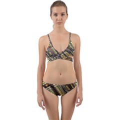 Render 3d Fractal Design Metal Wrap Around Bikini Set by Pakrebo