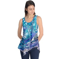 Paint Acrylic Paint Art Colorful Sleeveless Tunic by Pakrebo