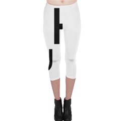 Uh Duh Capri Leggings  by FattysMerch