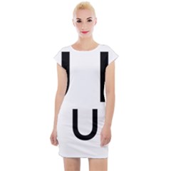 Uh Duh Cap Sleeve Bodycon Dress by FattysMerch