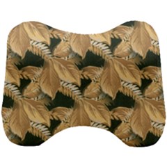 Scrapbook Leaves Decorative Head Support Cushion by Pakrebo