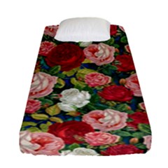 Roses Repeat Floral Bouquet Fitted Sheet (single Size)