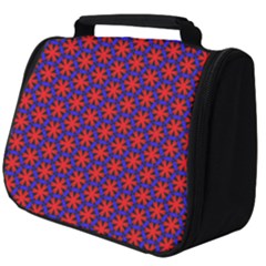 Blue Pattern Texture Full Print Travel Pouch (big)