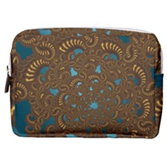 Fractal Abstract Make Up Pouch (medium) by Bajindul